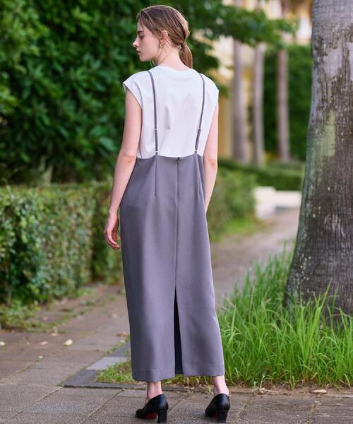 「DRESSTERIOR」 キャミソールワンピース 34 ブラック レディースの画像