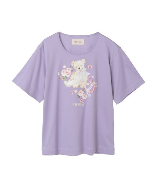 PINK HOUSE（ピンクハウス） tシャツ 半袖 テディローズプリント