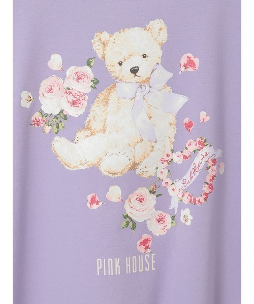 PINK HOUSE - PINK HOUSE くまプリントＴシャツ PINK HOUSE（ピンクハウス） tシャツ 半袖 テディローズプリント