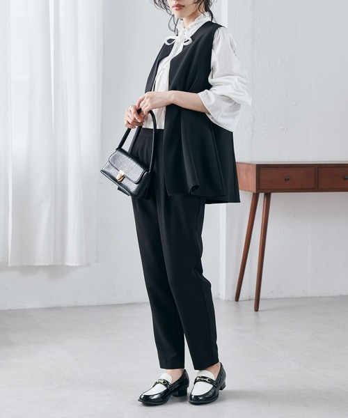 「RANAN」 長袖ブラウス L サックスブルー レディース_画像9