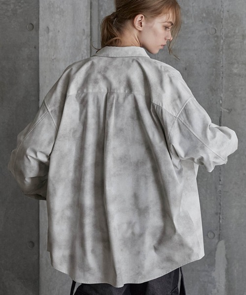「SERACE」 長袖シャツ M グレー メンズ_画像6
