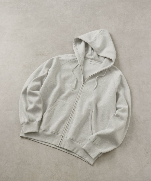「EMMA CLOTHES」 ジップアップパーカー L チャコールグレー メンズ_画像4