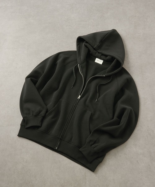 「EMMA CLOTHES」 ジップアップパーカー L チャコールグレー メンズ_画像6