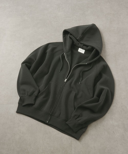 「EMMA CLOTHES」 ジップアップパーカー L チャコールグレー メンズ_画像8
