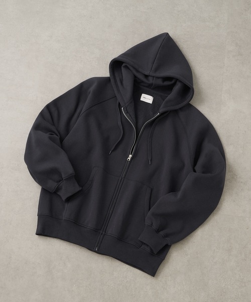 「EMMA CLOTHES」 ジップアップパーカー L チャコールグレー メンズ_画像9