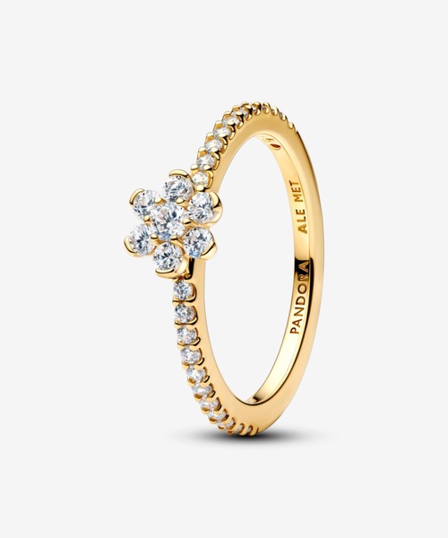 PANDORA（パンドラ） 指輪 リング スパークリング ゴールド フラワー