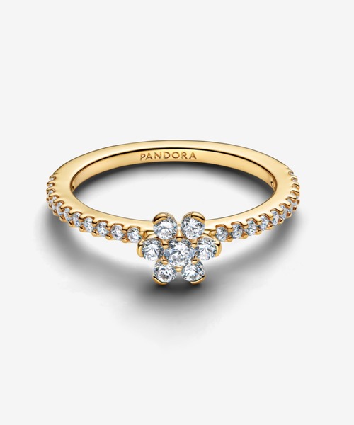 PANDORA（パンドラ） 指輪 リング スパークリング ゴールド フラワー