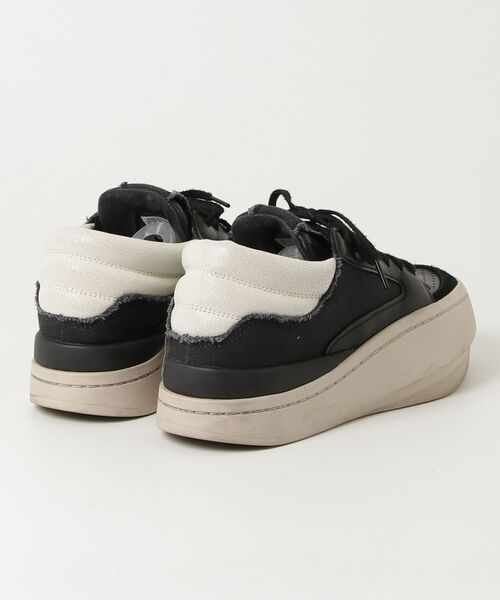 「Y-3」 ローカットスニーカー 26.5cm ブラック×ホワイト メンズの画像
