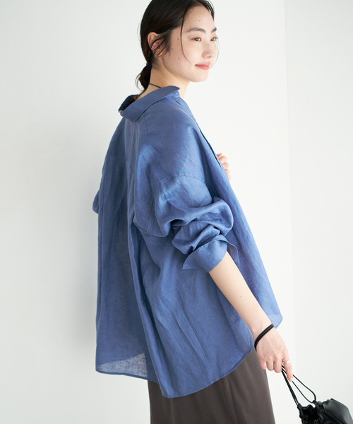 plage（プラージュ） ブラウス シャツ Linen Tent Line シャツ