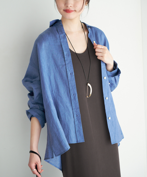 plage（プラージュ） ブラウス シャツ Linen Tent Line シャツ