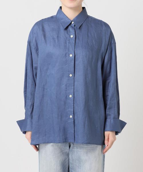 プラージュ　PLAGE ワイドスリーブコットンシャツ　サイズFREE プラージュ Plage 《》Roll Up Cuffs シャツ （ホワイト