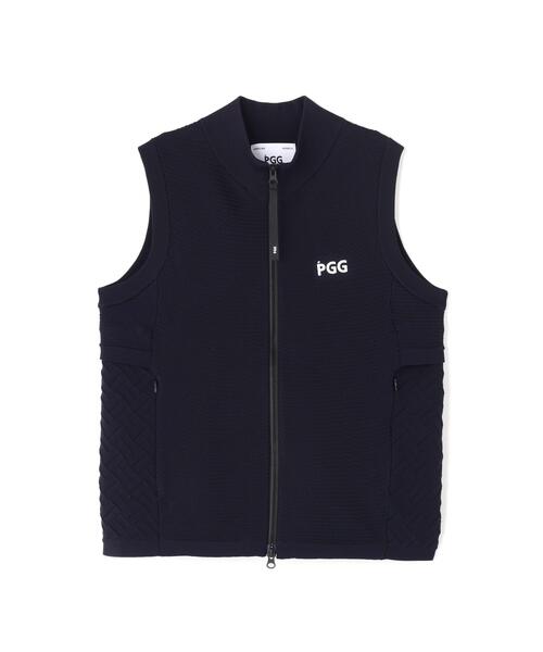 新品★30,800円 PGG パーリーゲイツ ポリエステルヤーンジップベスト 4 PEARLY GATES（パーリーゲイツ） ベスト ジレ 「PGG」「直営店舗＆公式
