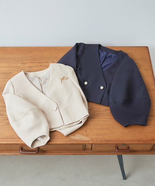 「RUIRUE BOUTIQUE」 セットアップ M ネイビー レディースの画像
