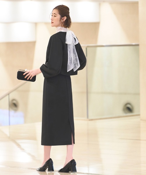 「RUIRUE BOUTIQUE」 セットアップ M ネイビー レディースの画像