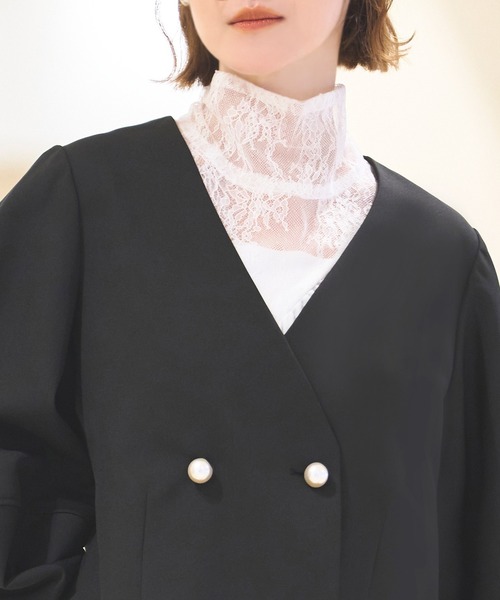 「RUIRUE BOUTIQUE」 セットアップ M ネイビー レディースの画像
