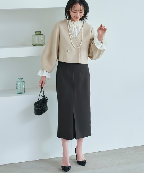 「RUIRUE BOUTIQUE」 セットアップ M ネイビー レディースの画像