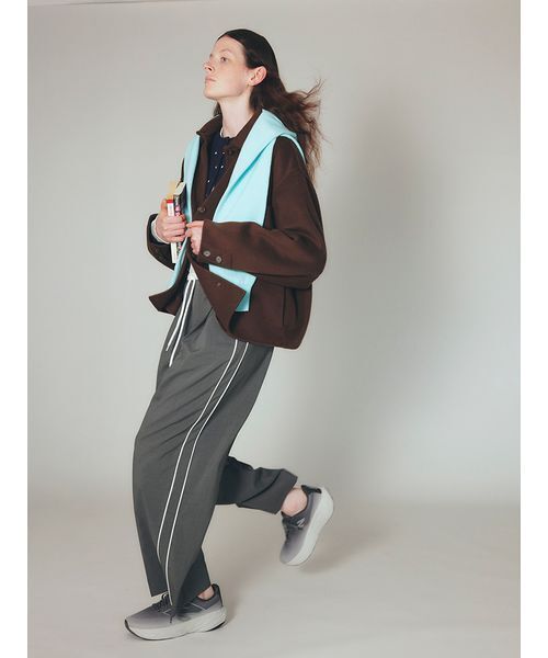 「New Balance」 ローカットスニーカー 24.5 グレー レディース