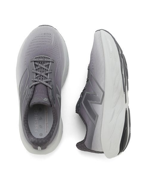 「New Balance」 ローカットスニーカー 24.5 グレー レディース