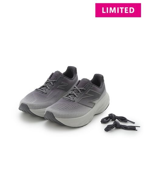 「New Balance」 ローカットスニーカー 24.5 グレー レディース