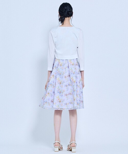 美品 TOCCA トッカ M 長袖ボレロカーディガン 白 洗える アイボリー TOCCA（トッカ） カーディガン AIRLY WINGS BOLERO ボレロ レディース
