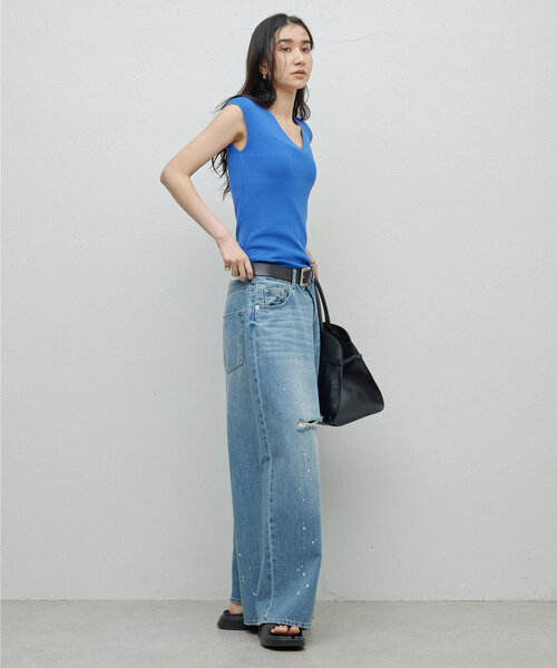 「GALLARDAGALANTE」 デニムパンツ 0 ブルー レディース_画像5