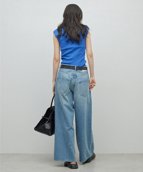「GALLARDAGALANTE」 デニムパンツ 0 ブルー レディース_画像6