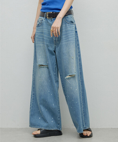 「GALLARDAGALANTE」 デニムパンツ 0 ブルー レディース_画像8