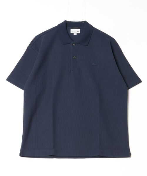 LACOSTE（ラコステ） 半袖ポロシャツ S ネイビー メンズ : ZOZOTOWN