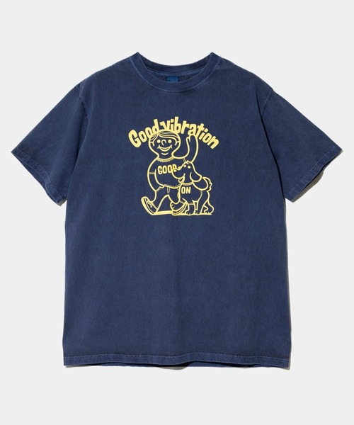 T*T様 ブラックポロシャツ Good Vibrations GOOD ON（グッドオン） tシャツ GOOD VIBRATION SS TEE メンズ