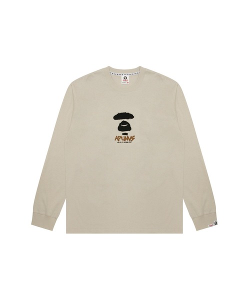 「AAPE BY A BATHING APE」 長袖Tシャツ X-LARGE グレー系その他6 メンズ_画像7