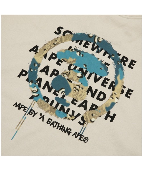 「AAPE BY A BATHING APE」 長袖Tシャツ X-LARGE グレー系その他6 メンズ_画像9