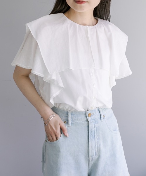 「PUAL CE CIN」 長袖シャツ FREE グレー レディース_画像8