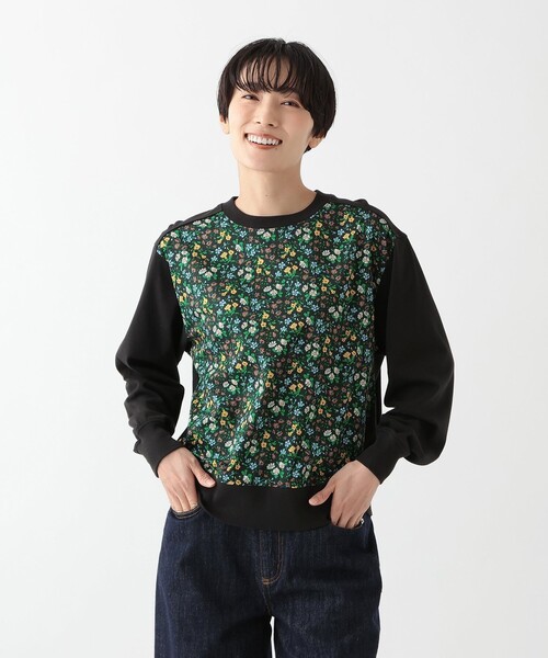 「Afternoon Tea」 長袖カットソー MEDIUM ブラック レディース_画像4