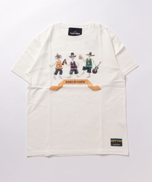 「チャイハネ」 半袖Tシャツ M パープル メンズ_画像7