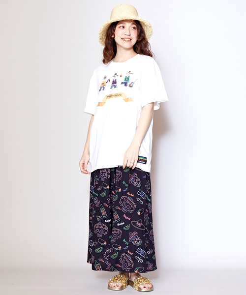 「チャイハネ」 半袖Tシャツ M パープル メンズ_画像8