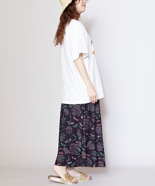 「チャイハネ」 半袖Tシャツ M パープル メンズ_画像9