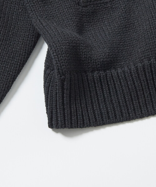 「FREAK'S STORE」 ニットカーディガン LARGE ブラック メンズ_画像6