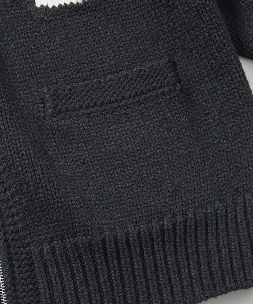 「FREAK'S STORE」 ニットカーディガン LARGE ブラック メンズ_画像8