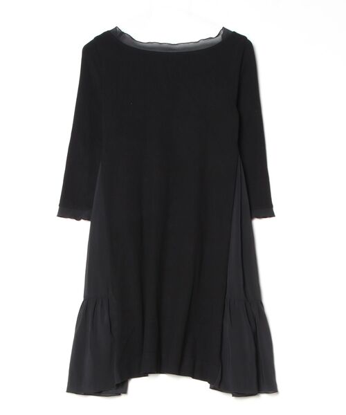 FOXEY NEW YORK 「FOXEY YORK」 7分袖ワンピース 38 ブラック