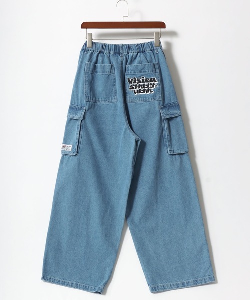 「VISION STREET WEAR」 カーゴパンツ M ブラック メンズ_画像3