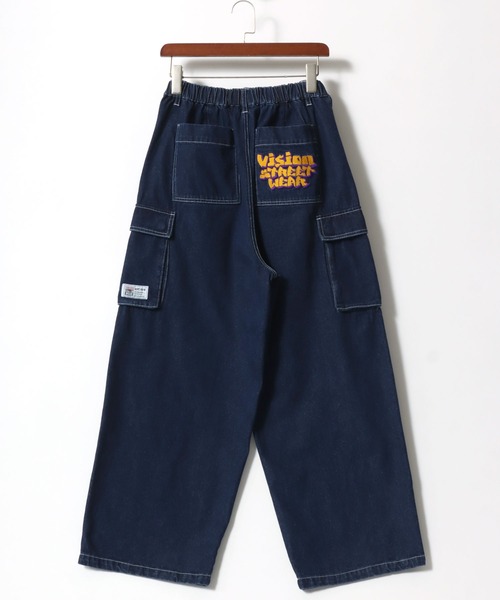 「VISION STREET WEAR」 カーゴパンツ M ブラック メンズ_画像7