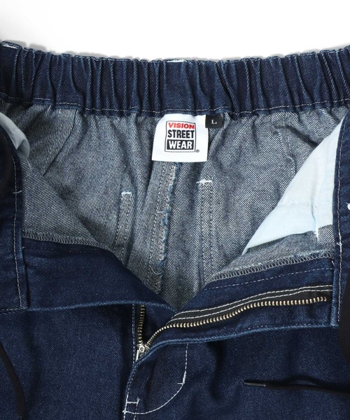 「VISION STREET WEAR」 カーゴパンツ M ブラック メンズ_画像9