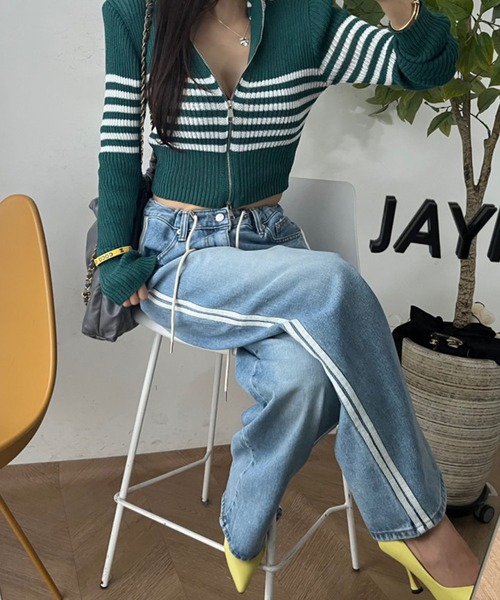 「meJane」 デニムパンツ M ブルー レディース_画像2