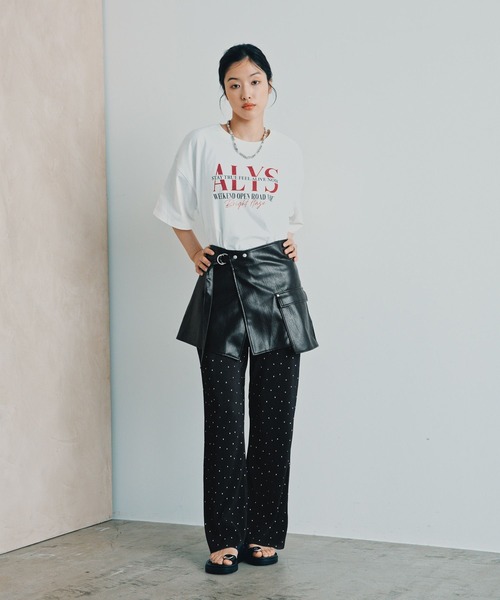 LEPSIM（レプシィム） tシャツ 半袖 カラー杢ロゴBIGT 1044463