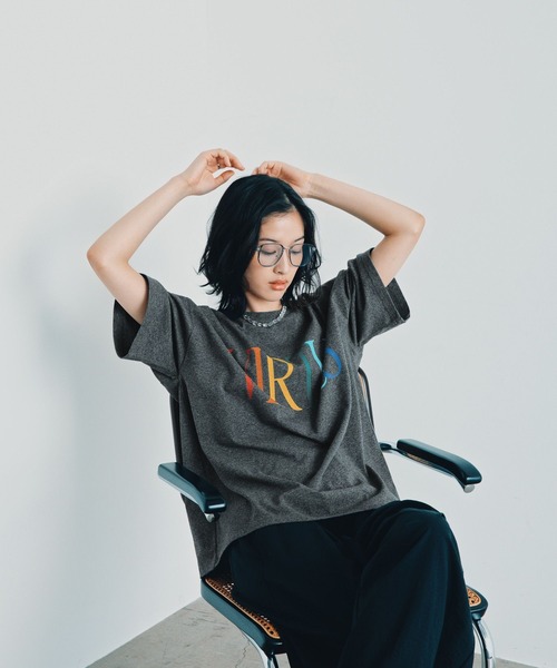 LEPSIM（レプシィム） tシャツ 半袖 カラー杢ロゴBIGT 1044463