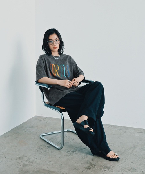 LEPSIM（レプシィム） tシャツ 半袖 カラー杢ロゴBIGT 1044463