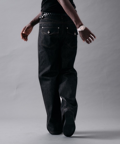 ANDER HUNK ジーンズ Western Switch Rigid Wide Straight Denim
