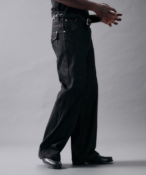 ANDER HUNK ジーンズ Western Switch Rigid Wide Straight Denim