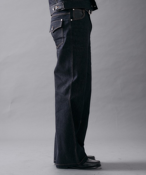 ANDER HUNK ジーンズ Western Switch Rigid Wide Straight Denim