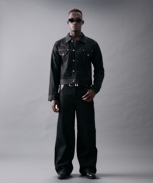 ANDER HUNK ジーンズ Western Switch Rigid Wide Straight Denim